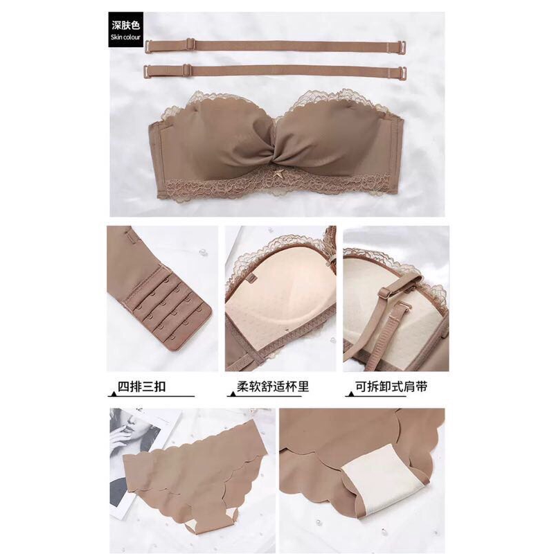 Set bộ bra su lạnh cao cấp chất đẹp mặc được nhiều kiểu | BigBuy360 - bigbuy360.vn