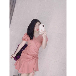 đầm thiết kế nhún eo