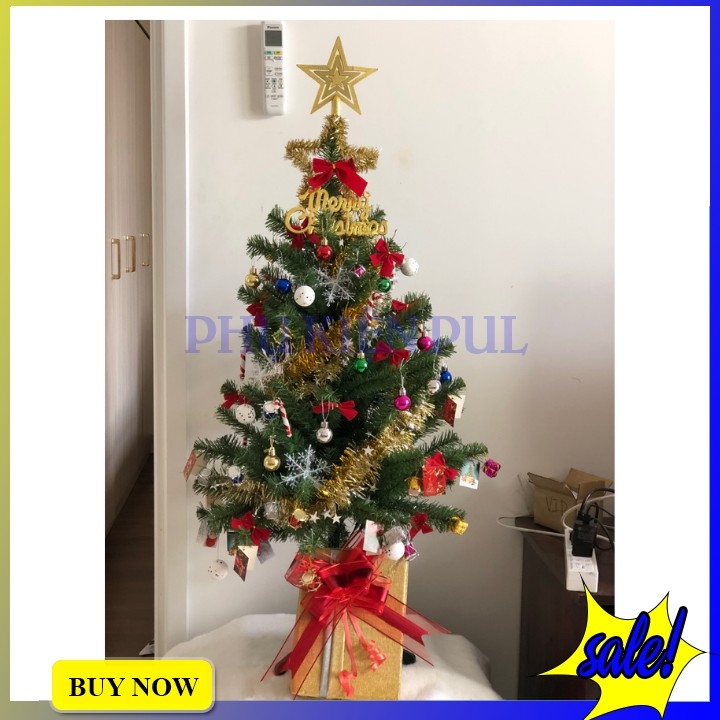 Cây Thông Noel Cao 90Cm Kèm Đồ Trang Trí