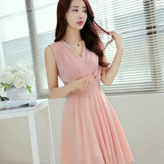 Đầm xòe xếp ly