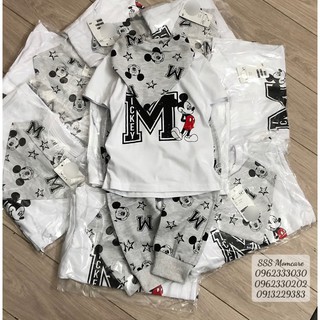 - set mickey kèm yếm bé trai 18m-6y