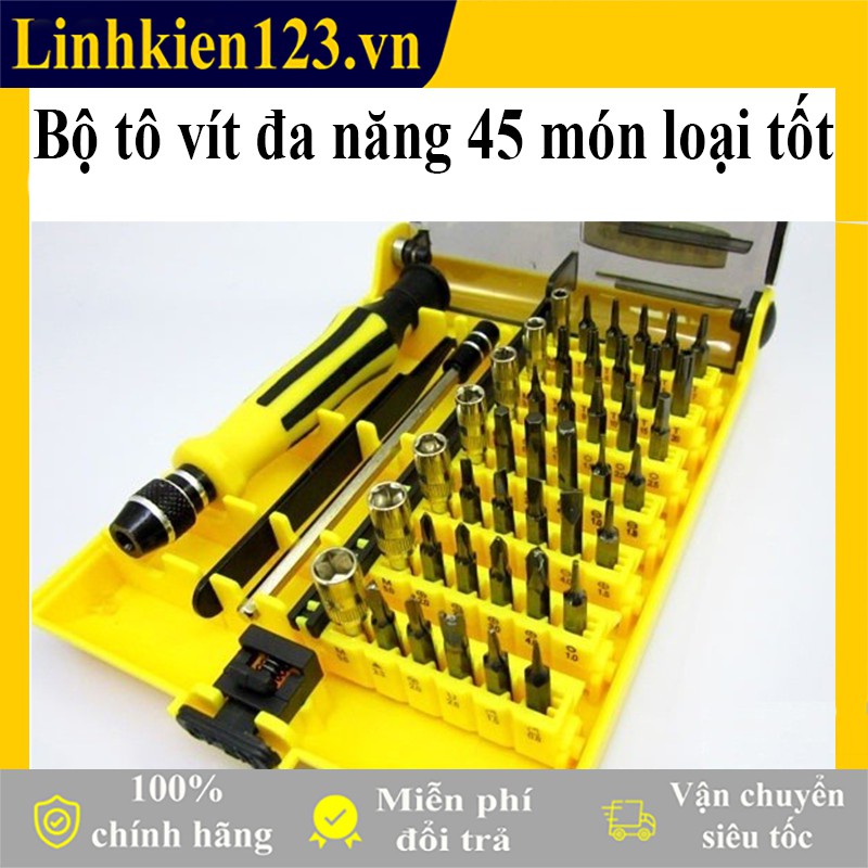 Bộ tô vít đa năng 45 món loại tốt