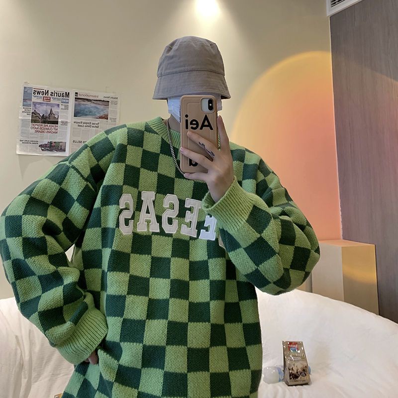 [ ORDER ] Áo Len Thêu Cổ Tròn Phong Cách Vintage | BigBuy360 - bigbuy360.vn