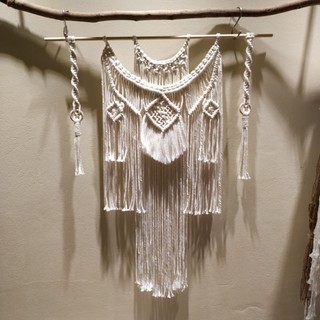 Mành treo Macrame trang trí tường decor phòng khách