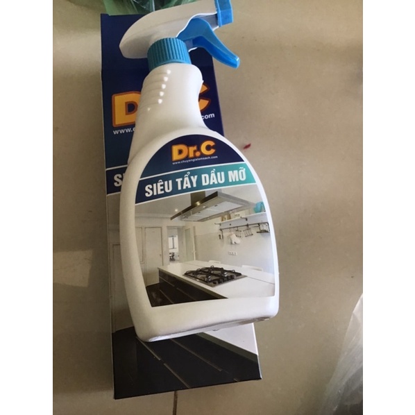 SIÊU TẨY DẦU MỠ DR.C - 500ML, Đánh Bật Mọi Loại Dầu Mỡ, Vệ Sinh Bếp Sạch Sẽ