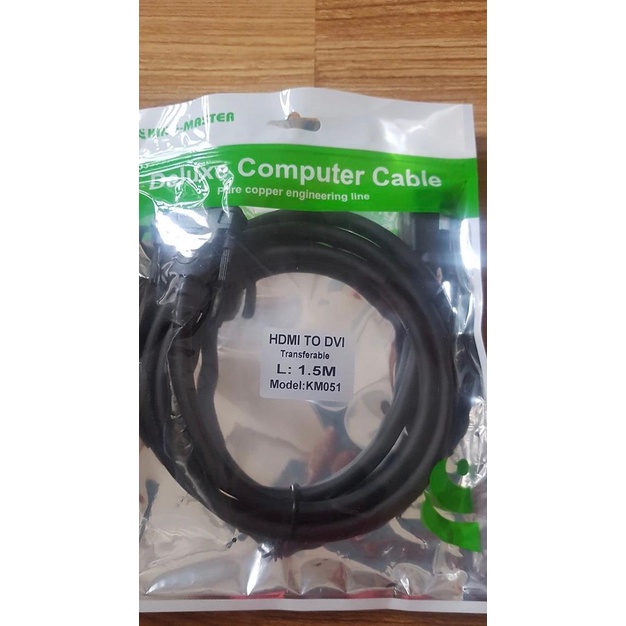 Cáp HDMI 1.5M / 3M / 5M Kingmaster  V1.4 dây tròn bảo hành 3 tháng 1 đổi 1