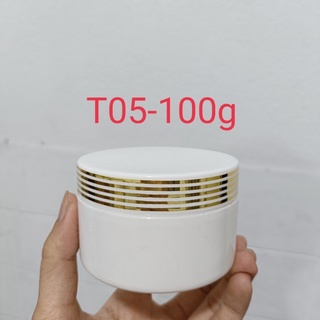 HỦ ĐỰNG KEM BODY 100G THÂN TRẮNG ĐỤC NHIỀU MÀU ĐẸP