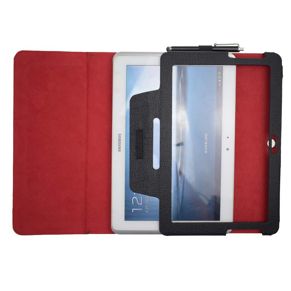 Bao da Pu đơn giản cho máy tính bảng Samsung Galaxy Tab 2 10.1 Inch GT-P5100 P5110 P5113