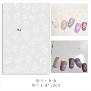 Miếng dán móng tay Miếng dán móng tay cho bé, mực, graffiti, miếng dán dễ thương cho móng tay.