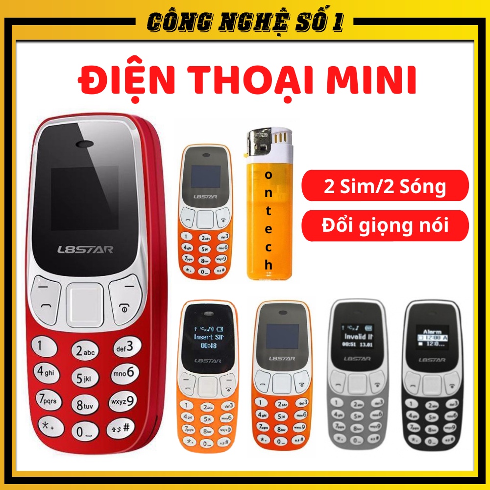 Điện thoại mini , L8STAR BM10 ( Nokia 3310 ) , 2 sim 2 sóng siêu nhỏ , đổi giọng nói , kết nối bluetooth , Nghe Nhạc mp3