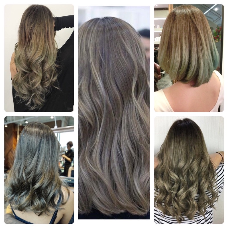 Tuýp Kem Nhuộm Tóc Màu Rêu Vàng Sáng Light Green Gold Blonde 8.93