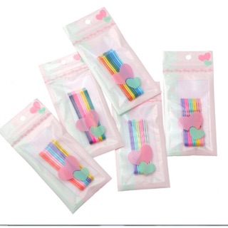 Set 10 kẹp tăm 7 sắc cầu vồng