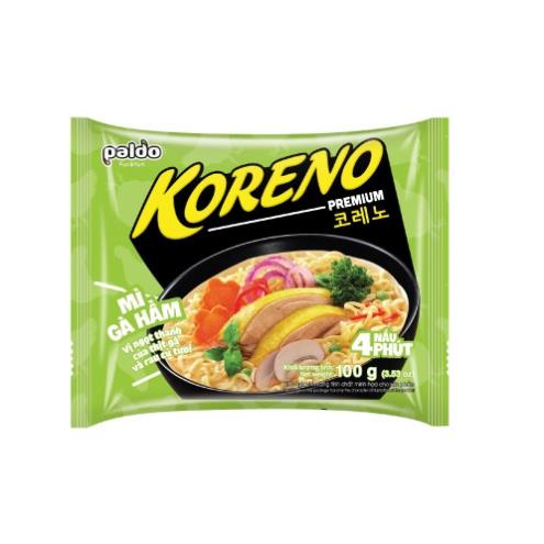 Mì nấu 4 phút koreno Hàn Quốc, mì Koreno premium, ăn là Ghiền, mì koreno vị kim chi, đủ 6 vị ngon nhất, mì nấu hàn quốc