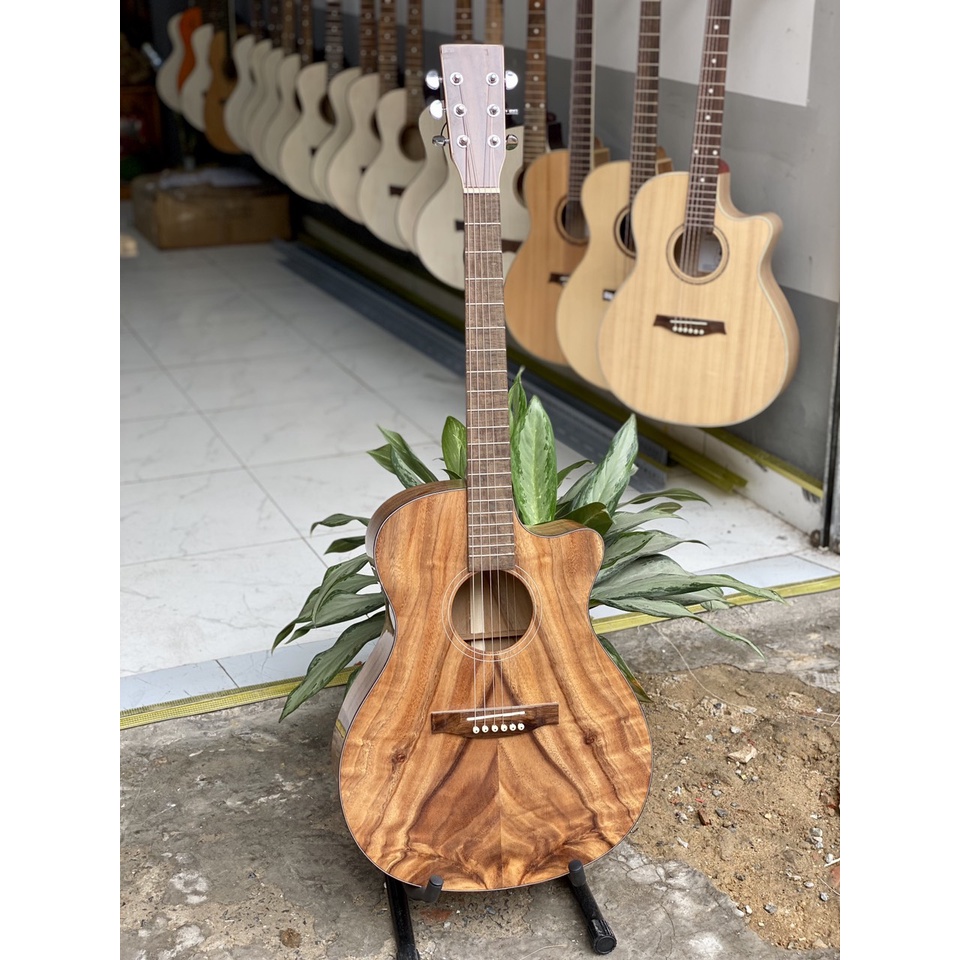 Đàn Guitar Acoustic Full Gỗ Điệp Nguyên Tấm (Gỗ Thịt 100%) Mã HN-57