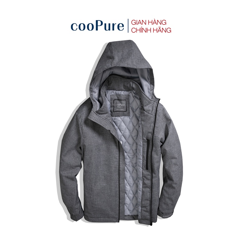 [cooPure] Áo khoác Parka cooPure, áo khoác 3 lớp trần bông, chống nước 100% NO.6104