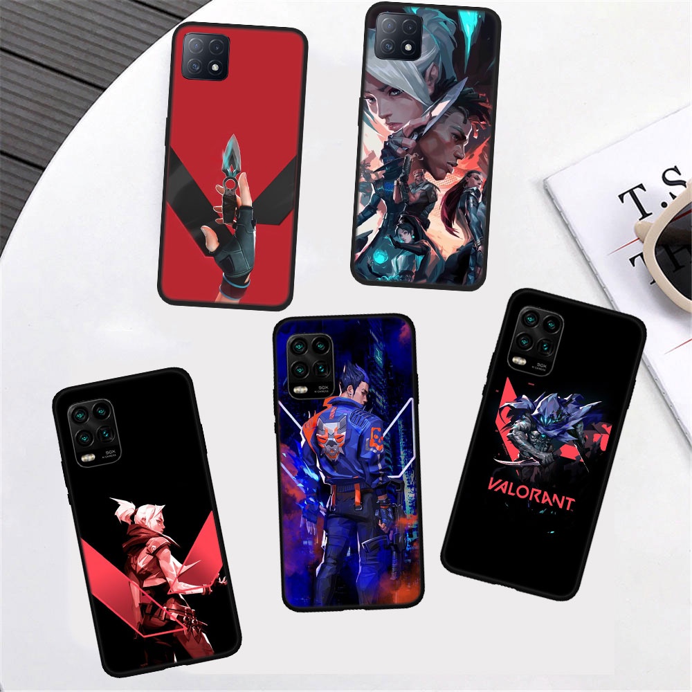 Ốp Điện Thoại Silicon Dẻo In Hình Logo FO93 Valorant Cho Samsung Galaxy A82 A70 A50S A50 A40S A30S A30 A20S A20 A12