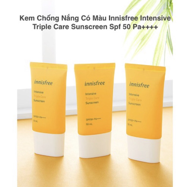 ☀️Kem chống nắng Innisfree☀️ Perfect UV Protection Cream Triple Care 20ml