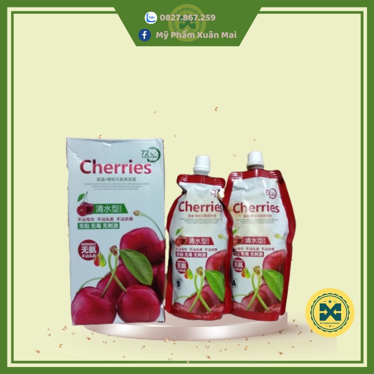 Thuốc Nhuộm tóc đen Cherries chuyên gia phủ tóc bạc Sena Selena