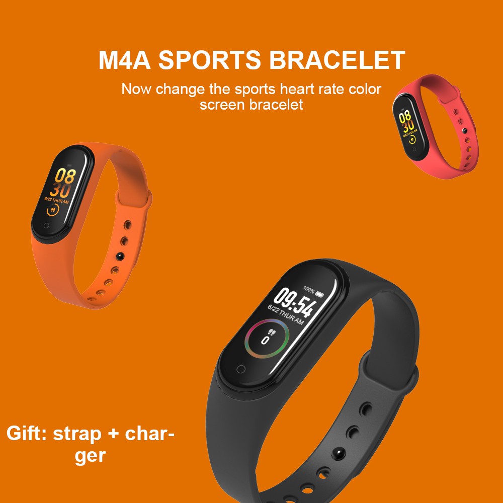 Đồng Hồ Thông Minh M4 M3 Theo Dõi Sức Khỏe Kèm Phụ Kiện
