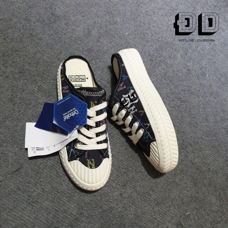 [New] Giày Sục 𝗡𝗬 chữ thêu họa tiết, Sục 𝐌𝐋𝐁 𝗡𝗬 hàng cao cấp | BigBuy360 - bigbuy360.vn
