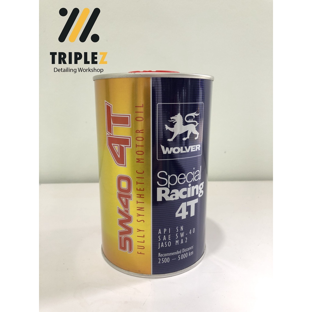 Nhớt tổng hợp siêu cao cấp cho moto,côn tay,xe tay ga.. Wolver Special Racing 5w40