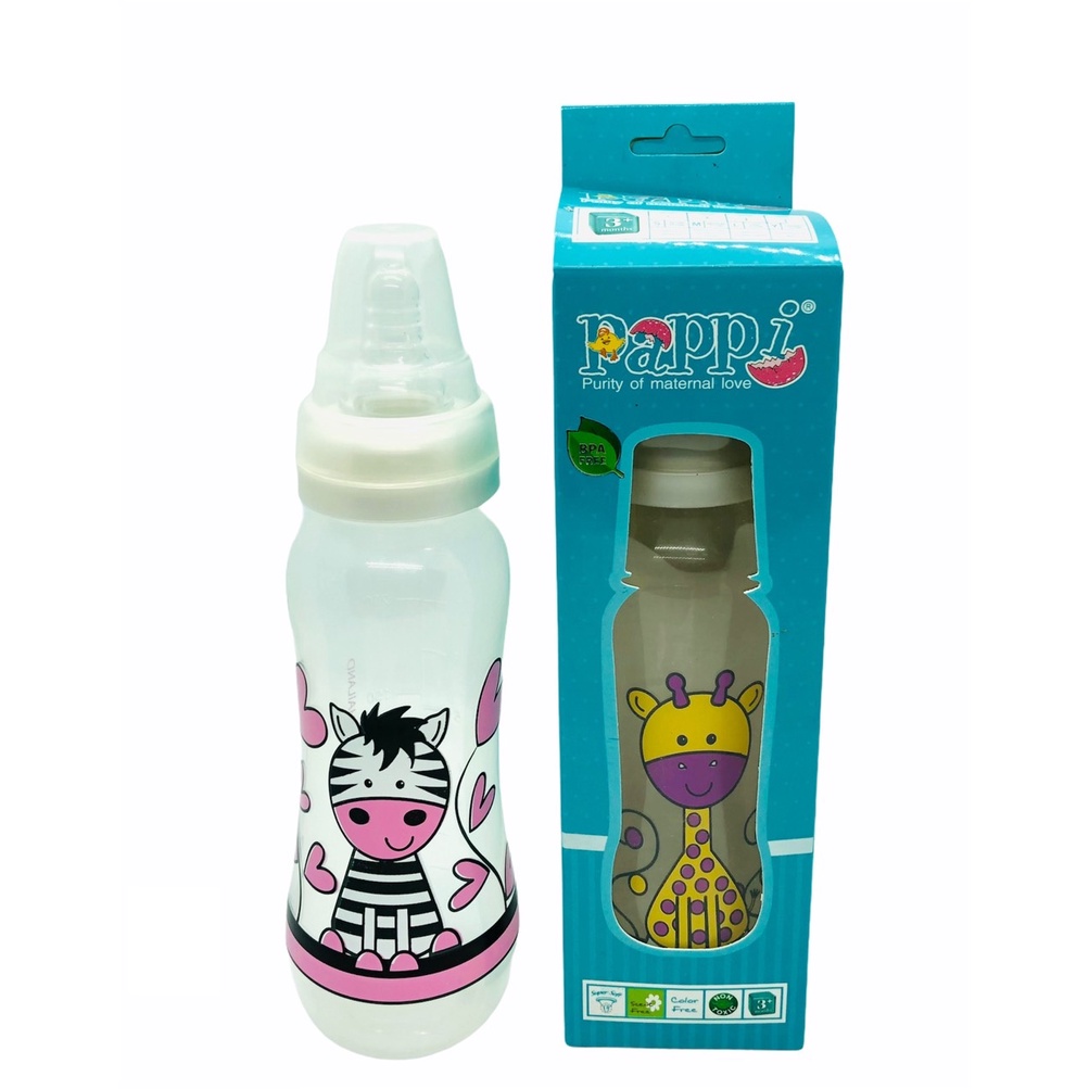 Bình sữa Pappi Thailand cổ hẹp 240ml