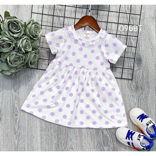 Váy bé gái đầm bé gái cổ bèo dáng babydoll chất cotton vnxk siêu đẹp 096