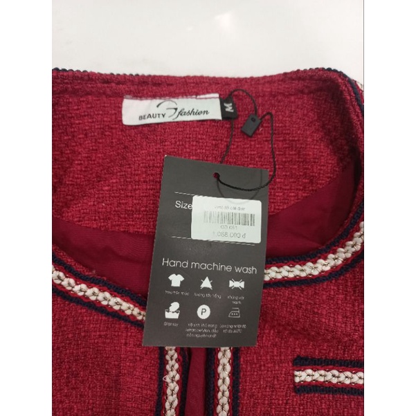 Thanh lý áo tweed newtag size M