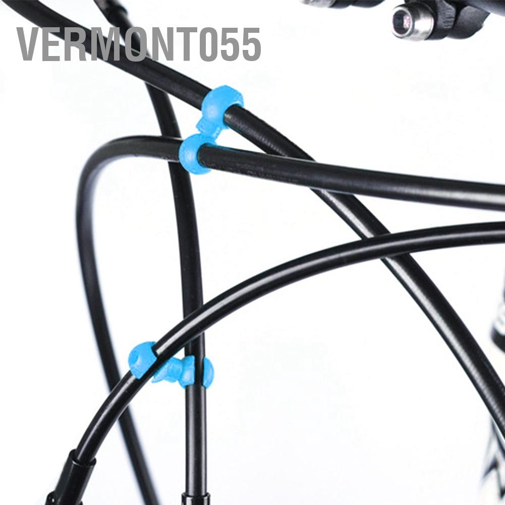 Hàng Hot 4 cái Đạp xe Đạp Xe Đạp Xe Đạp Có Thể Xoay S-style Dòng Kẹp Khóa Phanh Dây Cáp Hàng giao ngayVermont055