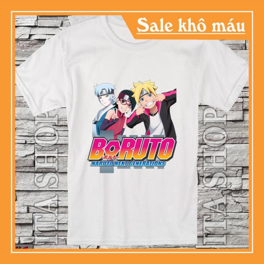 SALE- Áo Thun Anime Boruto - Boruto Mitsuki Sarada