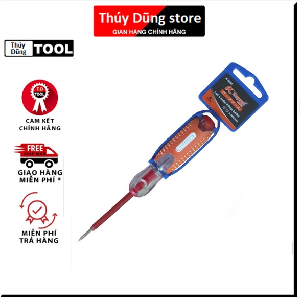 Bút thử điện đa năng Nhật Bản chính hãng - Vít thử điện hai đầu, tiện dụng, an toàn