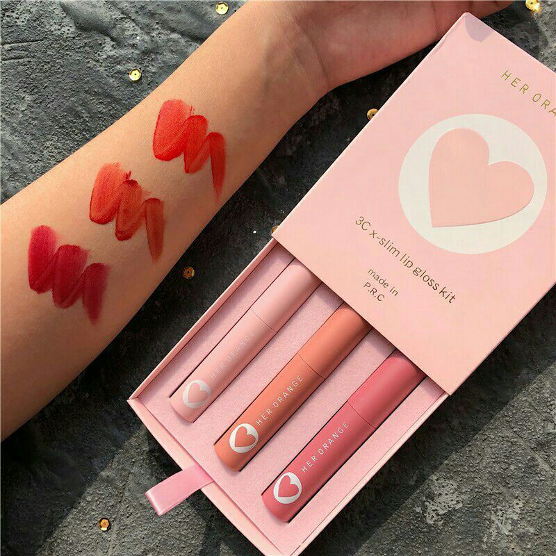HERORANGE 3 Trong 1 Nhung Chống Thấm Nước Men Môi | BigBuy360 - bigbuy360.vn