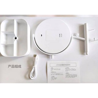 Gương trang điểm Led để bàn
