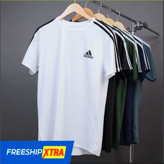 [FREESHIP] Áo Thun Coton 100%  Adidas Thể Thao Nam- Hàng xuất dư- Rẻ đẹp- Thiết kế thời Trang trẻ trung năng động