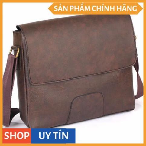 Túi da nam 4U công sở sang trọng DN268 (đen - nâu) | BigBuy360 - bigbuy360.vn