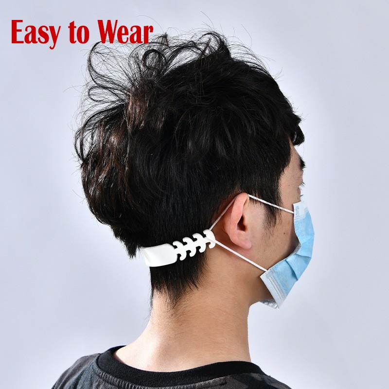 (Hàng Mới Về) Dụng Cụ Móc Gắn Khẩu Trang Làm Từ Silicon Mềm Mại Chống Đau Cho Người Lớn | BigBuy360 - bigbuy360.vn