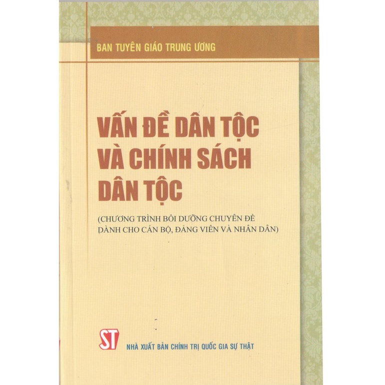 [Sách] Vấn đề dân tộc và chính sách dân tộc