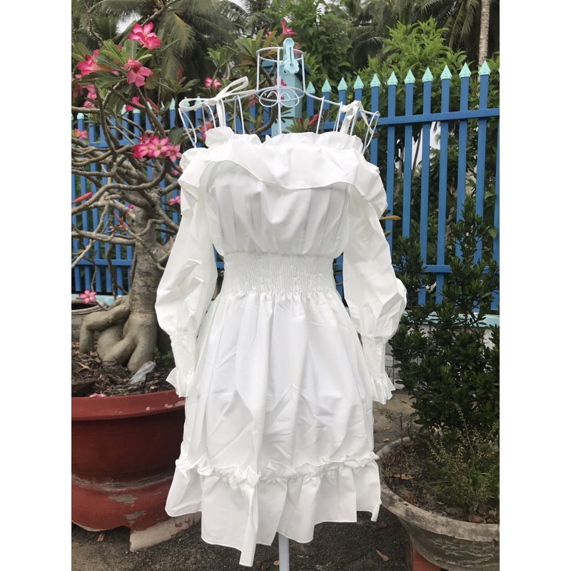 [Mã FAMAYWA2 giảm 10K đơn 50K] Váy trễ vai xinh | BigBuy360 - bigbuy360.vn