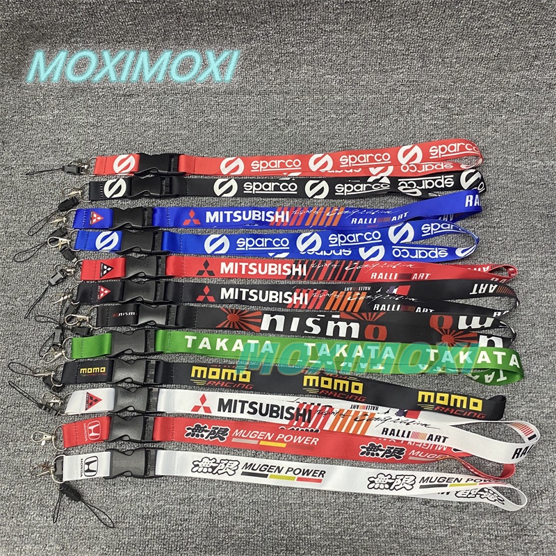 Sparco Dây Đeo Điện Thoại / Thẻ ID Xe Đua JDM Mitsubishi / NISSAN