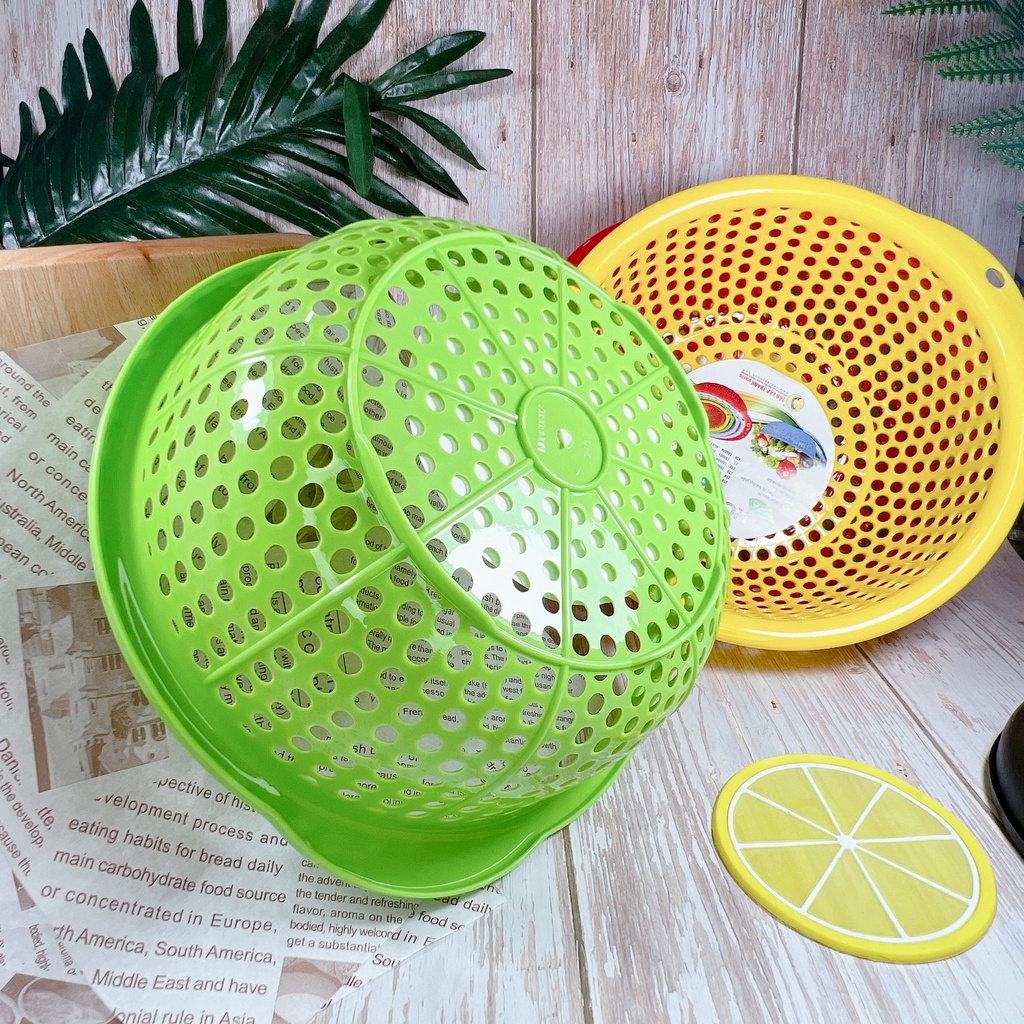 Rổ Nhựa Cải Bi Hàng Dày Chắc Chắn 20cm