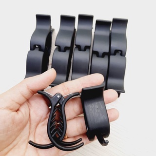 Lố 12 kẹp tóc 3 răng nhám đen