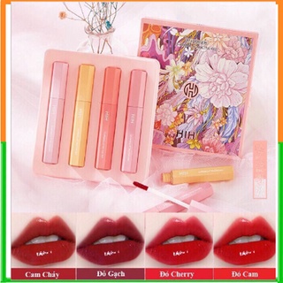 Combo sét 4 cây son kem bóng HIH CHARMING, Hàng nội địa Trung nhập khẩu - nhận đặt hàng số lượng lớn