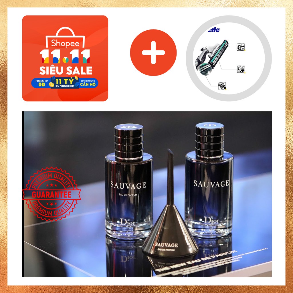 [APP MÃ _MPVC] Nước hoa nam Sauvage 100ml hương thơm cuốn hút (Bill chính hãng trên ảnh) | BigBuy360 - bigbuy360.vn