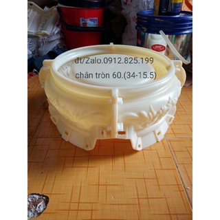 bộ khuôn đúc chậu tròn 60 abs