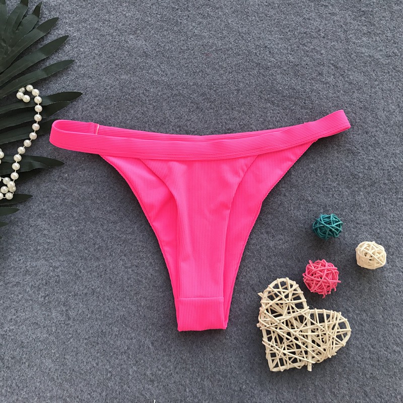 [BKN547] &lt;ÂU&gt; SET BIKINI BASIC CUTOUT HỒNG NEON