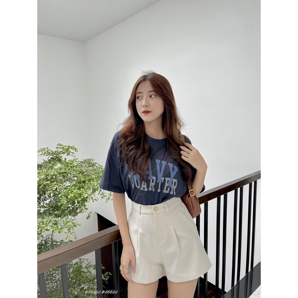 Áo thun 8301 NAVY Quarter