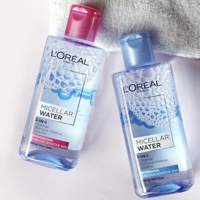 Nước tẩy trang L'Oreal Paris 3-in-1 Micellar Water 400ml