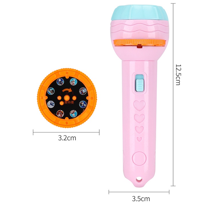Đèn pin chiếu hình 3d cho bé 80 hình, đồ chơi phát triển trí tuệ cực kì hiệu quả cho trẻ