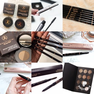 [TỔNG HỢP] Chì kẻ mày Anastasia Beverly Hills bột, gel tán mày ABH Brow Wiz, Definer, Dipbrow Pomade, Powder eyesbrow
