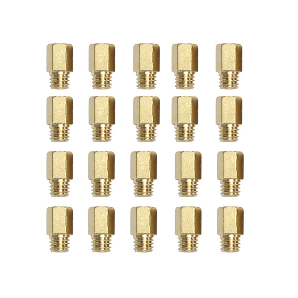 10 Đầu nối bộ chế hòa khí hình lục giác không tải phun phù hợp cho bình xăng xe máy MIKUNI VM TM TMX AX100 DT125 Y110